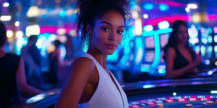 Antarmuka mobile typeracer No Commission Baccarat dengan tombol taruhan yang responsif